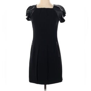 Rag & Bone Black Ruched Sheath Mini Dress